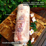 Beef Ribeye Scotch-Fillet CubeRoll MELTIQUE meltik (wagyu alike) Australia HOKUBEE frozen STEAK 2cm 3/4" (price/pc 350g)